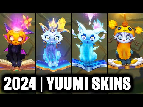 ALL YUUMI SKINS SPOTLIGHT 2024 | League of Legends