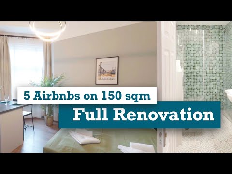 Renovation completed - 5 Airbnb units in one Apartment in Budapest