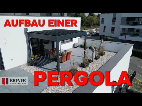 Brever - Aufbau einer Pergola / LED - Screens - Heizstrahler