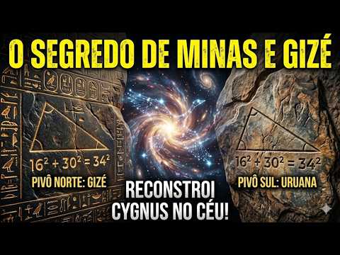 O SEGREDO DE MINAS E GIZÉ: O Triângulo que reconstrói o Céu!