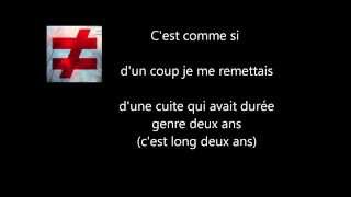 RUB A DUB ≠ FAUVE (paroles)