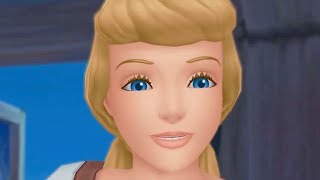CINDERELLA | Kingdom Hearts Birth by Sleep | Video Game ᴴᴰ