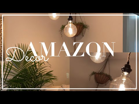 Living Room Decor | AMAZON HANGING LIGHTS!