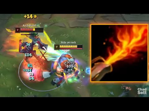 Rumble killing 1000 HP Aatrox in 3 seconds..