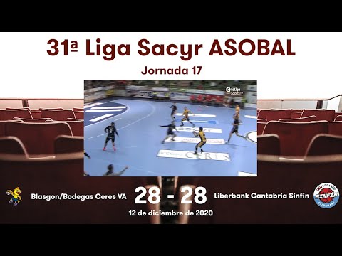31ª Liga Sacyr ASOBAL J17: Blasgon/Bodegas Ceres VA - Liberbank Cantabria Sinfín 28-28
