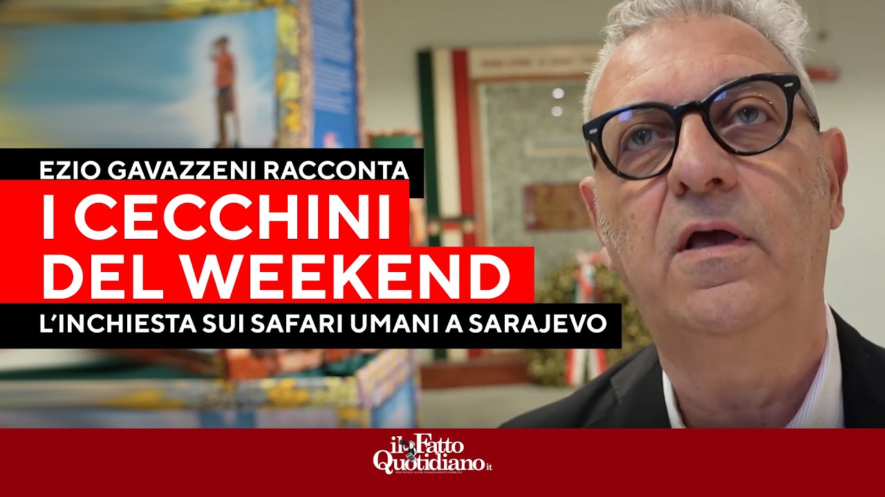 "I cecchini del weekend", Ezio Gavazzeni racconta l'inchiesta sui safari umani a Sarajevo