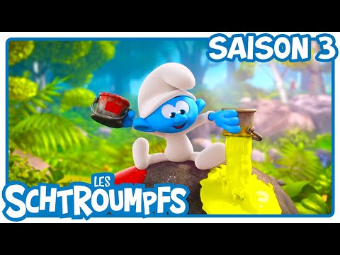 Le Chef d'œuvre du Bébé Schtroumpf • Les Schtroumpfs 3D • Dessins animés pour enfants