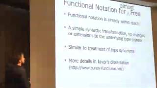 Mark Jones: Language and Program Design for Functional Dependencies
