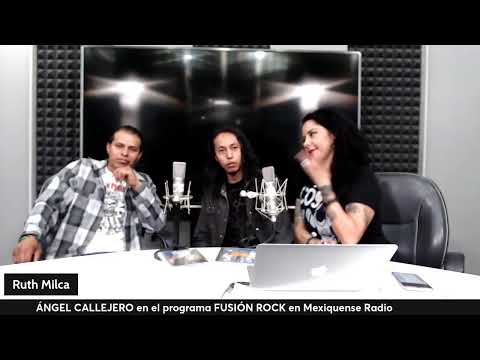 entrevista con la banda ÁNGEL CALLEJERO en el programa fusión rock en Mexiquense Radio
