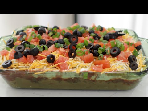 How to Make 7 Layer Dip | Easy Homemade Seven Layer...