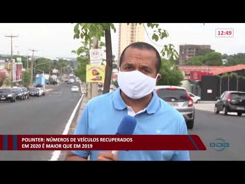 Números de veículos recuperados em 2020 é maior que em 2019, segundo a Polinter 01 01 2021