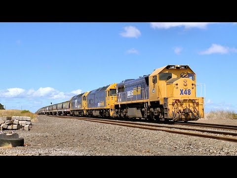 7737V Pacific National Grain Train With X48 BL32 BL26 (7/2/2024) - PoathTV Railways In Australia