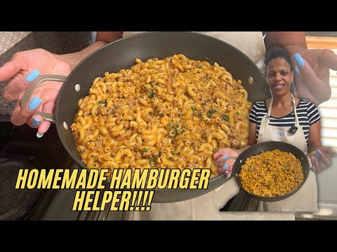 How To Make Homemade Hamburger Helper!!!!