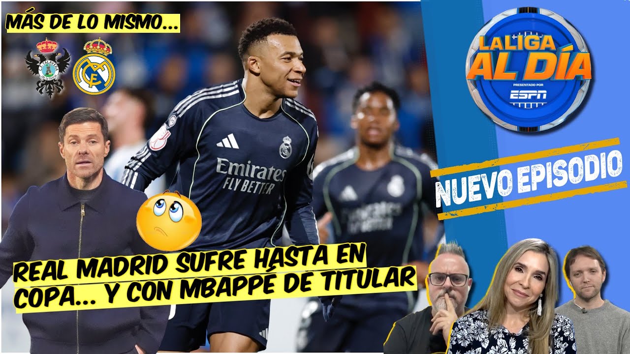 En Real Madrid SE DESESPERAN con Xabi Alonso. Sufrió para ganar en la COPA DEL REY | La Liga Al Día