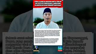 Download lagu 'Viral! Kades di Bogor Minta THR Rp 165 Juta ke Pengusaha, Berujung Minta Maaf!' #kades #bogor #thr mp3