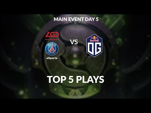 PSG LGD vs OG Top 5 plays The International 2018 Main Event day 5