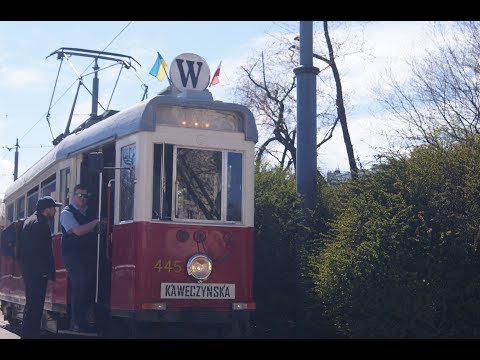 [CABVIEW] - Wagon typu K #445 - [🚋W➡️PL.NARUTOWICZA] - *Tramwaj Wielkanocny*