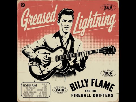 Lost 1950s Rockabilly Album FULL - Greased Lightning - Billy Flame and The Fireball Drifters