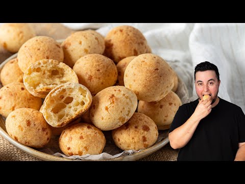 Easy Brazilian Cheese Bread Recipe (Pao de Queijo)