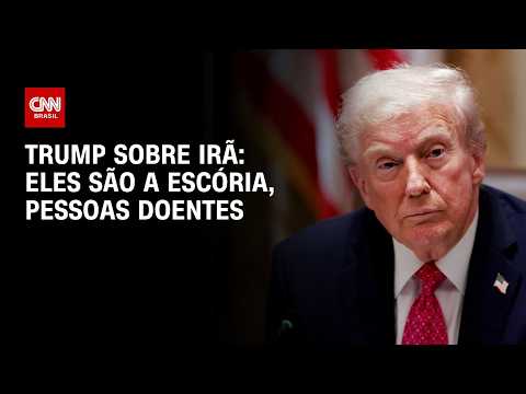 “Eles são a escória, pessoas doentes”, diz Trump sobre Irã; veja a análise | CNN PRIME TIME