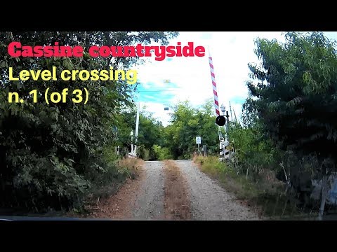 Passaggio a livello campagna Cassine (n. 1 di 3) # railroad crossing # spoorwegovergang
