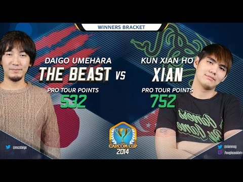 USFIV: MCZ Daigo Umehara vs RZR Xian - Capcom Cup 2014 - Winners Round Two