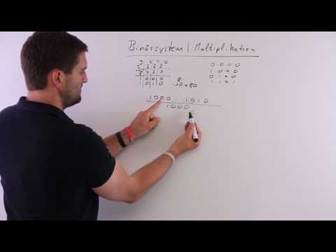 Binary system, dual system, two-number system, multiplication | Math by Daniel Jung