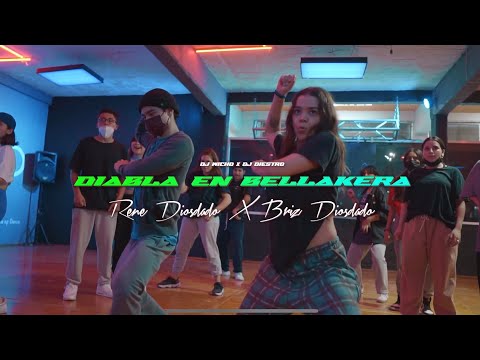 DIABLA EN BELLAKERA - COREOGRAFÍA REGGAETON 2022 - COLLABO RENE DIOSDADO X BRIZ DIOSDADO FLOW RTN 4
