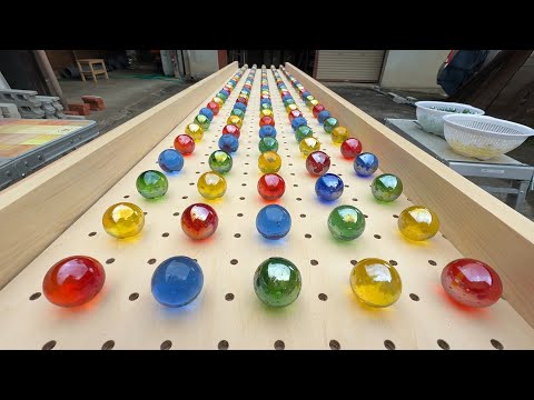 マーブルラン153 marble run お楽しみコース　4段スロープ　転げる坂道界隈編