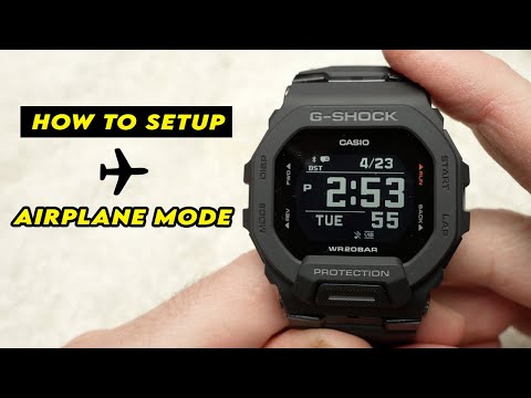 Casio G-Shock GBD-200: How to Turn On - Off Airplane Mode