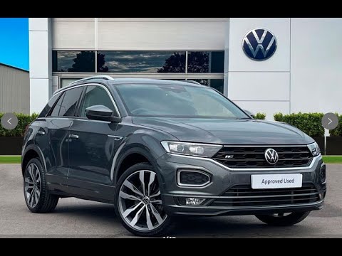 Approved Used Volkswagen T-Roc R-Line 2.0 TDI DSG Indium Grey | Wrexham Volkswagen