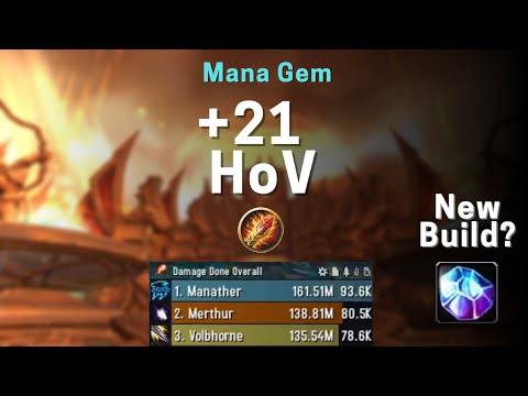 93.6k Overall Mana Gem Arcane +21 Halls of Valor M+ Commentary