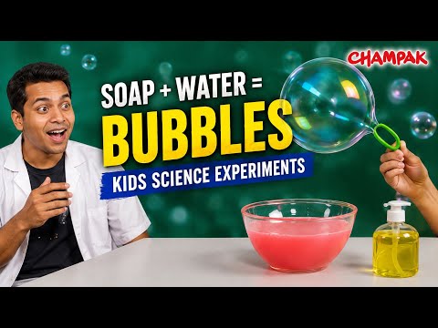 Soap + Water BUBBLES - Kids Science Experiments