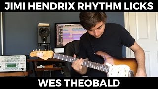 5 Jimi Hendrix Rhythm Guitar Licks | Wes Theobald