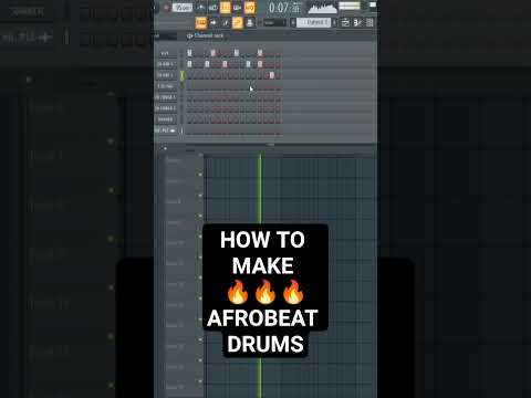 HOW TO MAKE AFROBEAT DRUMS IN FL 20 #afrobeats #afropop #drums #flstudio #producer #beats #howto