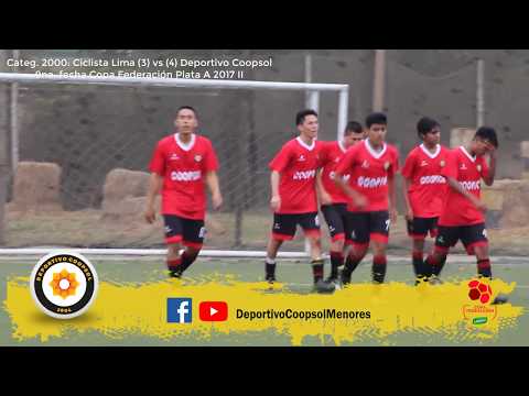 ⚽ Ciclista Lima (3) vs (4) Deportivo Coopsol ⚽ Categoría 2000 Copa Federación Plata A