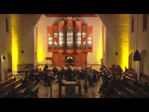 Brass Band München - Bach Toccata D Minor with organ