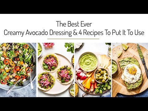 Avocado Salad Dressing Recipe Video