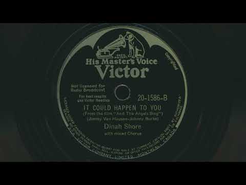 1944 DINAH SHORE It Could Happen To You - 78 RPM Record