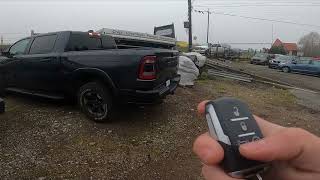 How to Open Tailgate with the Keyfob in Dodge RAM REBEL 1500 II ( 2019 - now )