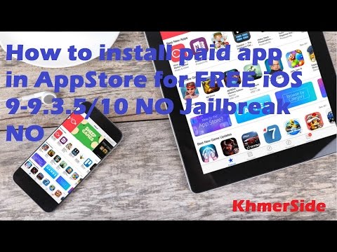 How to install paid app in AppStore for FREE iOS 9-9.3.5/10 NO Jailbreak NO Crash on iDevices