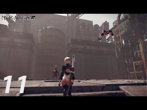 NieR: Automata Part 11 (Route A) PS5 Backwards Compatibility Gameplay