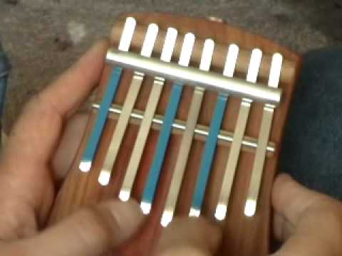 Ami Hugh Tracey - Kalimba 8 Notes Sur Table + Pickup image 5