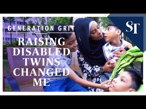 Raising special needs twins changed me | Generation Grit | The Straits Times