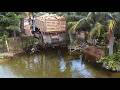 First Start New PROJECT Filling Land Delete Useless Deep Fish Pond Use D31P Bulldozer 5Ton Truck