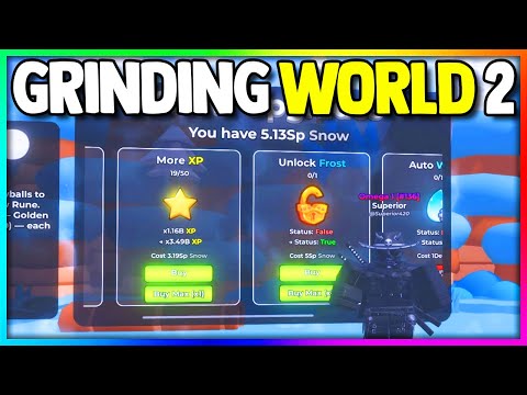 GRINDING WORLD 2 in Roblox Omega Rarities 2...
