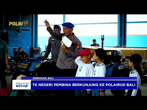 DIREKTORAT POLAIRUD POLDA BALI DIKUNJUNGI TK NEGERI PEMBINA