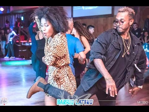 Yoyoflow y Lisandra en Roma salsa cubana