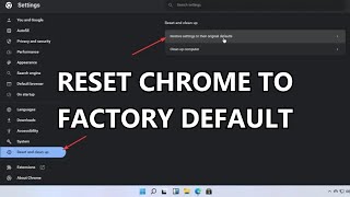 Fully Reset Google Chrome Without Reinstall on Windows 11/10 (2023)