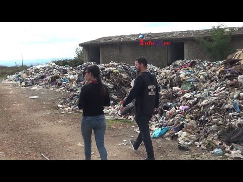 Illegal garbage dump in Caransebes
